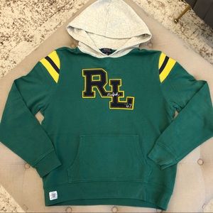 Polo Ralph Lauren Green Hoodie Sz XL
